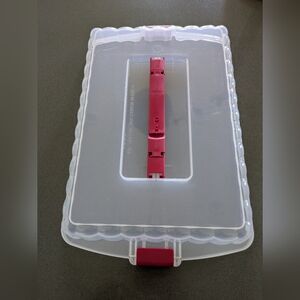 Plastic lid for 9x13 metal pan